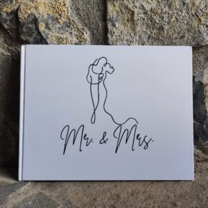 Χειροποίητο βιβλίο ευχών γάμου