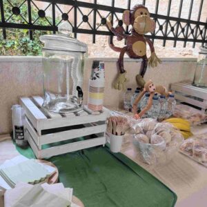 Διακόσμηση παιδικού πάρτι με θέμα το μαϊμουδάκι