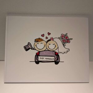 Χειροποίητο βιβλίο ευχών γάμου