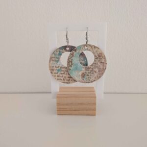 Χειροποίητα ξύλινα σκουλαρίκια
